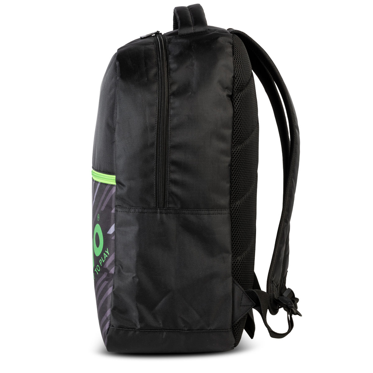 GEWO Rucksack Stripes schwarz/lime