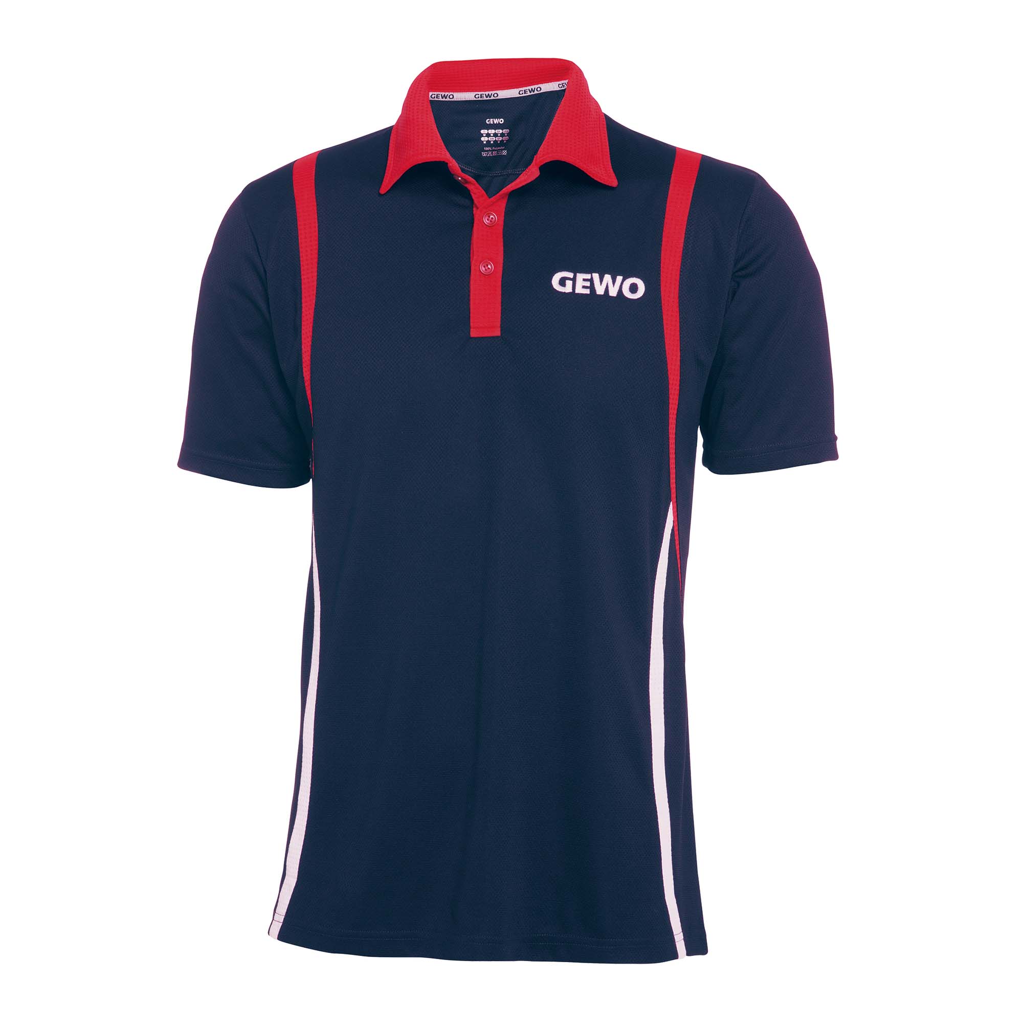 GEWO Hemd Rovigo S18-7 navy/rot XXXS
