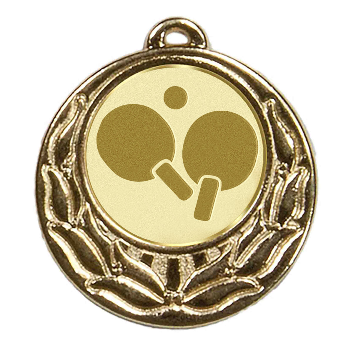 Medaille Rose mit Emblem 40mm gold
