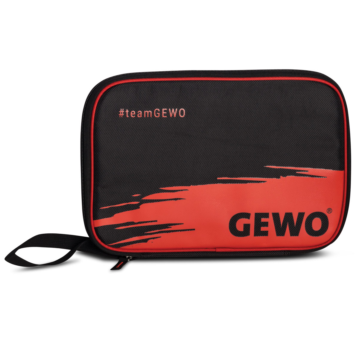 GEWO Einzelhülle Wave  schwarz/rot