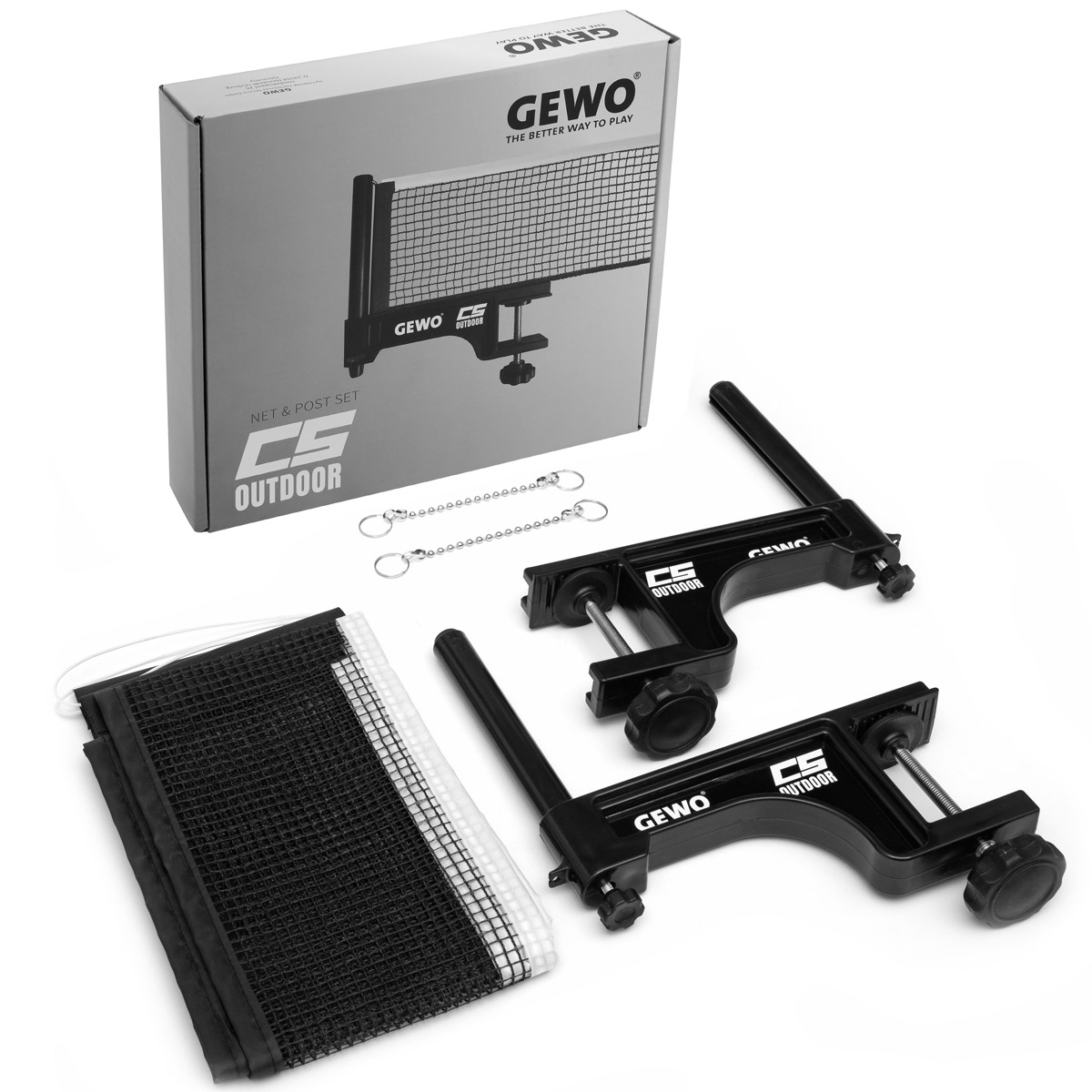 GEWO Netz CS Outdoor schwarz