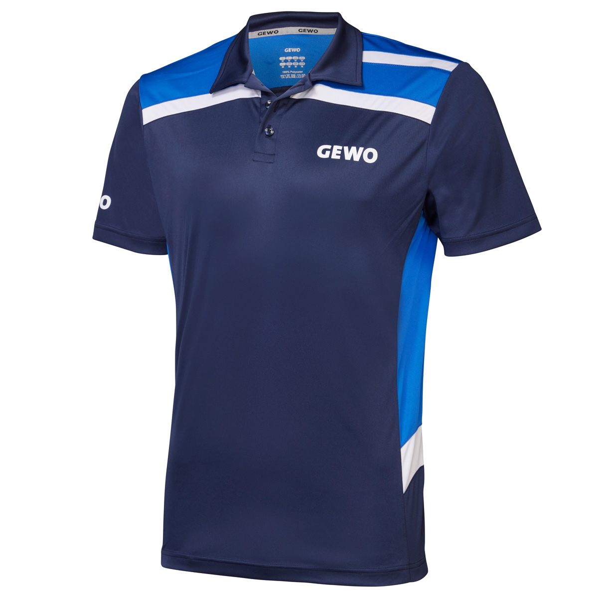 GEWO Hemd Aurora navy/royal XXXXS