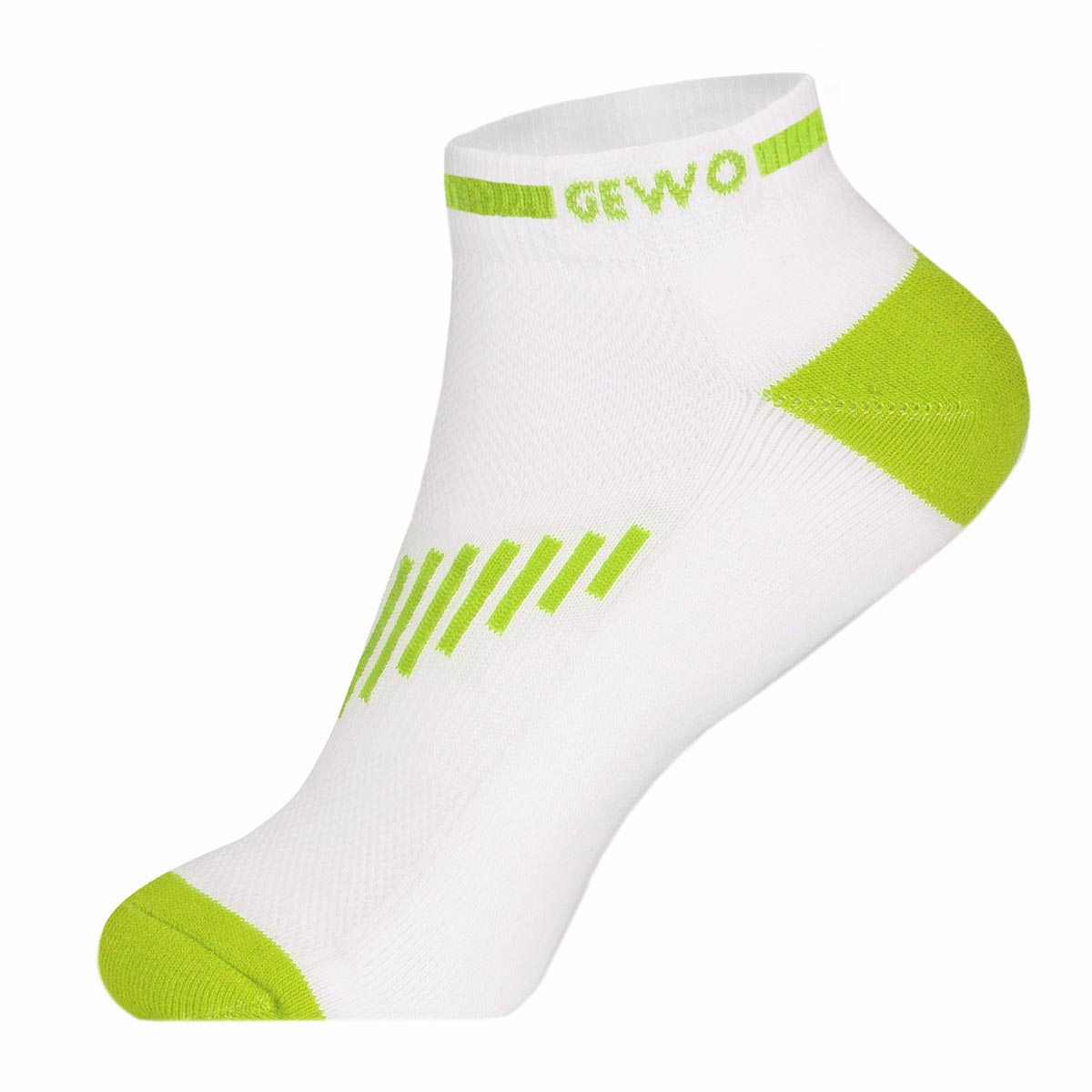 GEWO Kurzsocke Short Flex II weiß/grün 39-41