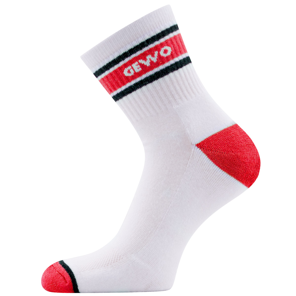 GEWO Socke Step Flex III weiß/rot 39-41
