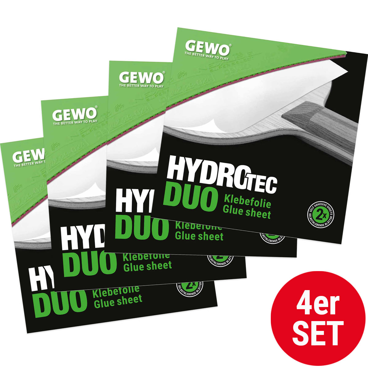4er Set GEWO Klebefolie HydroTec Duo