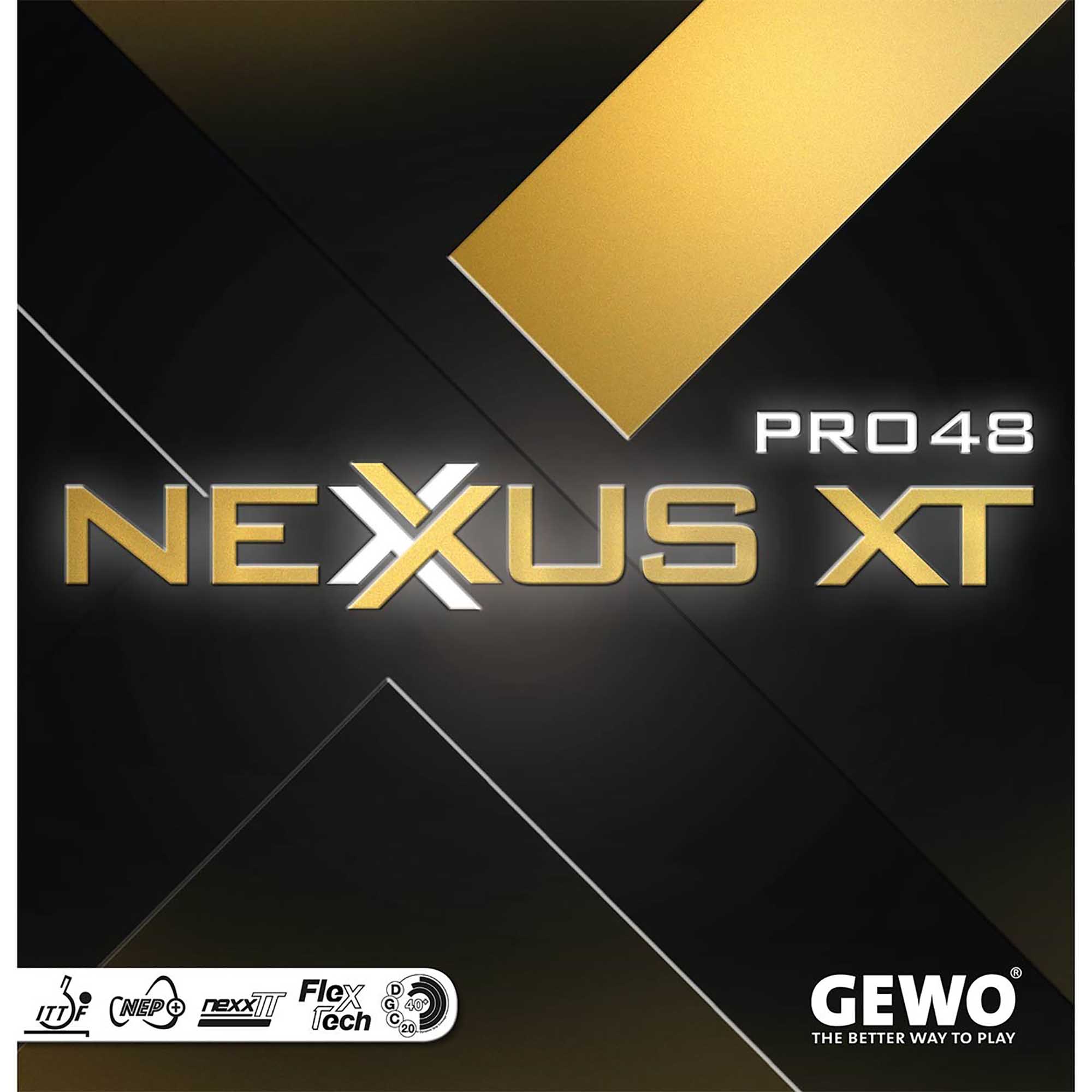 GEWO Belag Nexxus XT Pro 48 rot 2,1 mm