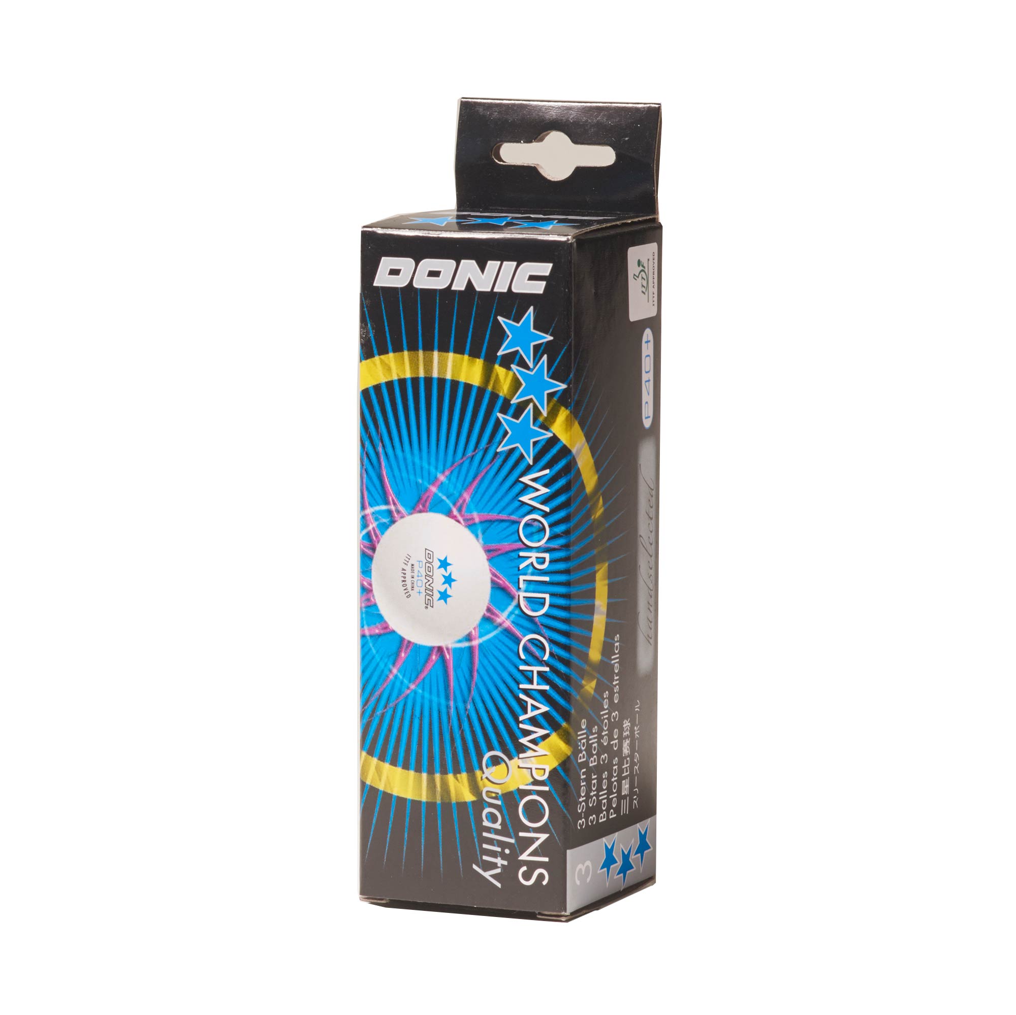 Donic Ball P40+ *** 3er weiß