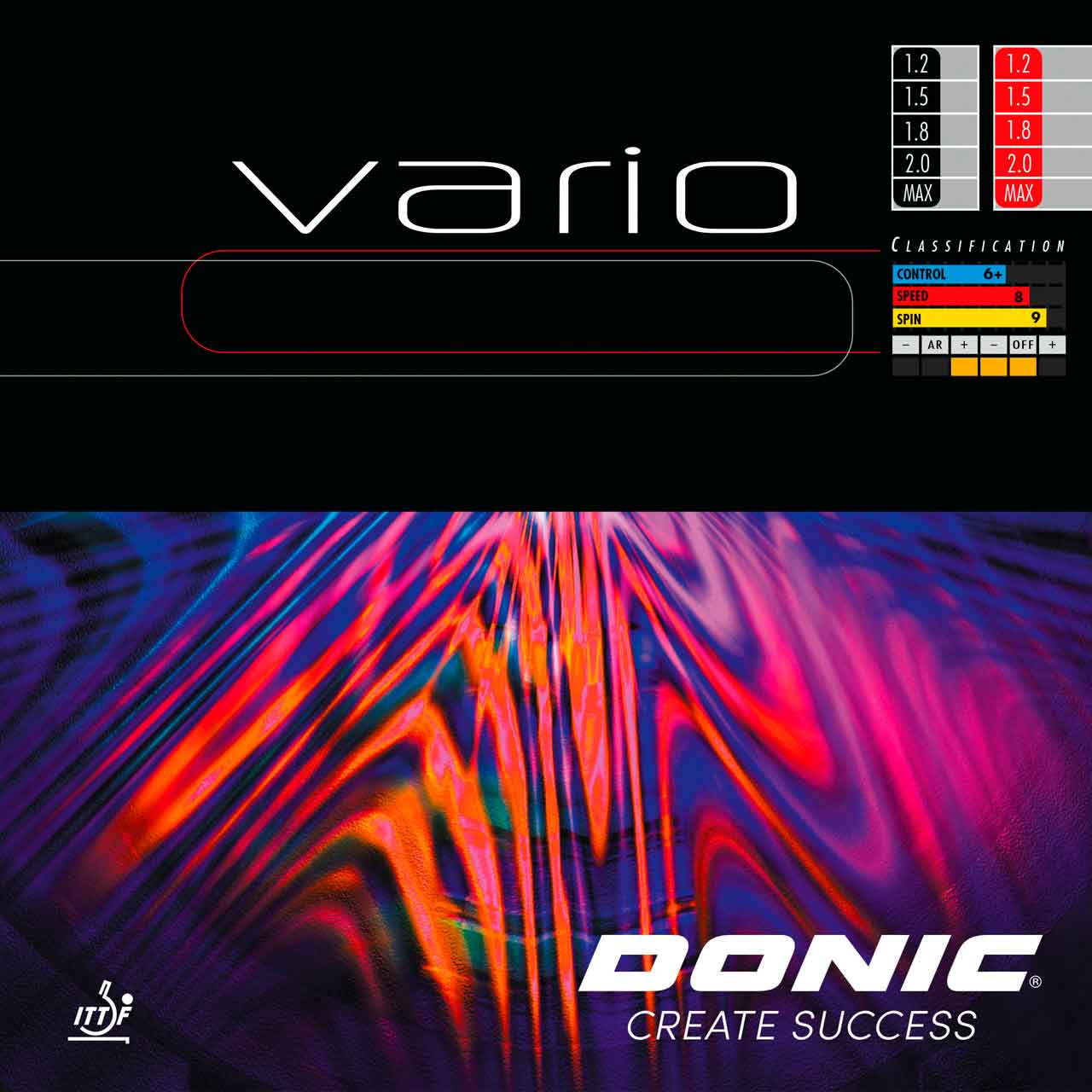 Donic Belag Vario schwarz 1,8 mm