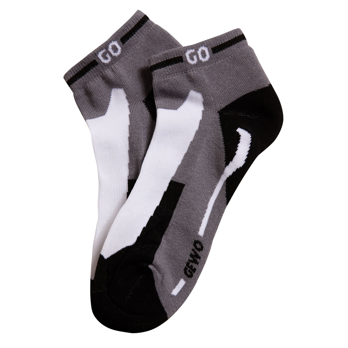 GEWO Kurzsocke Short Flex III grau/weiß 35-38