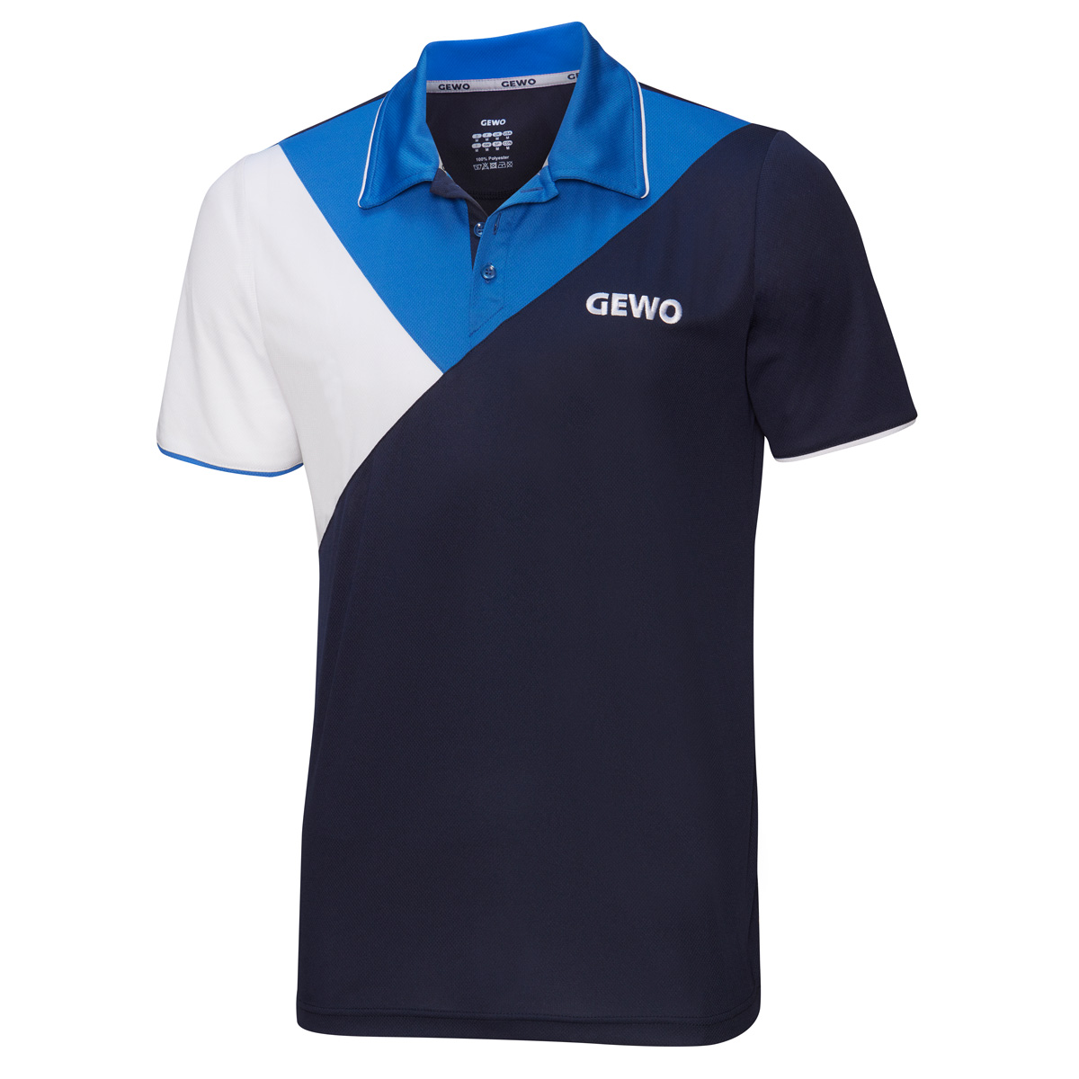 GEWO Hemd Toledo navy/royal XXS