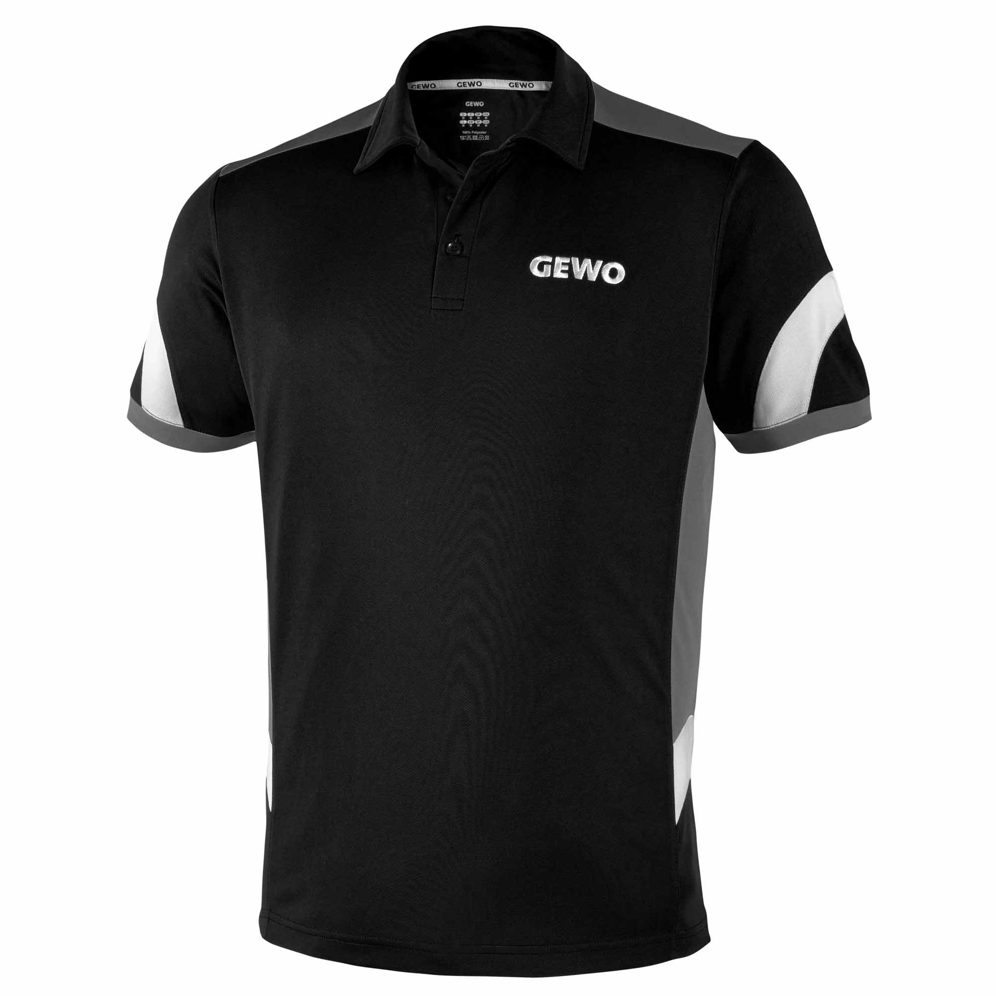 GEWO Hemd Trapani schwarz/grau XXXS