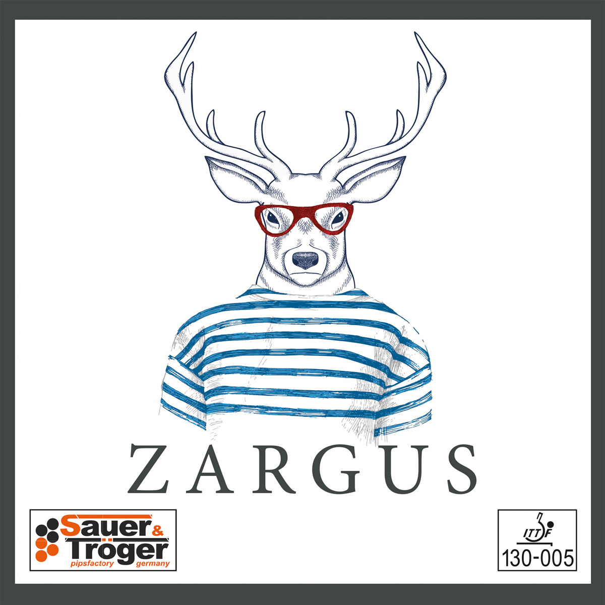 Sauer & Tröger Belag Zargus schwarz 1,5 mm