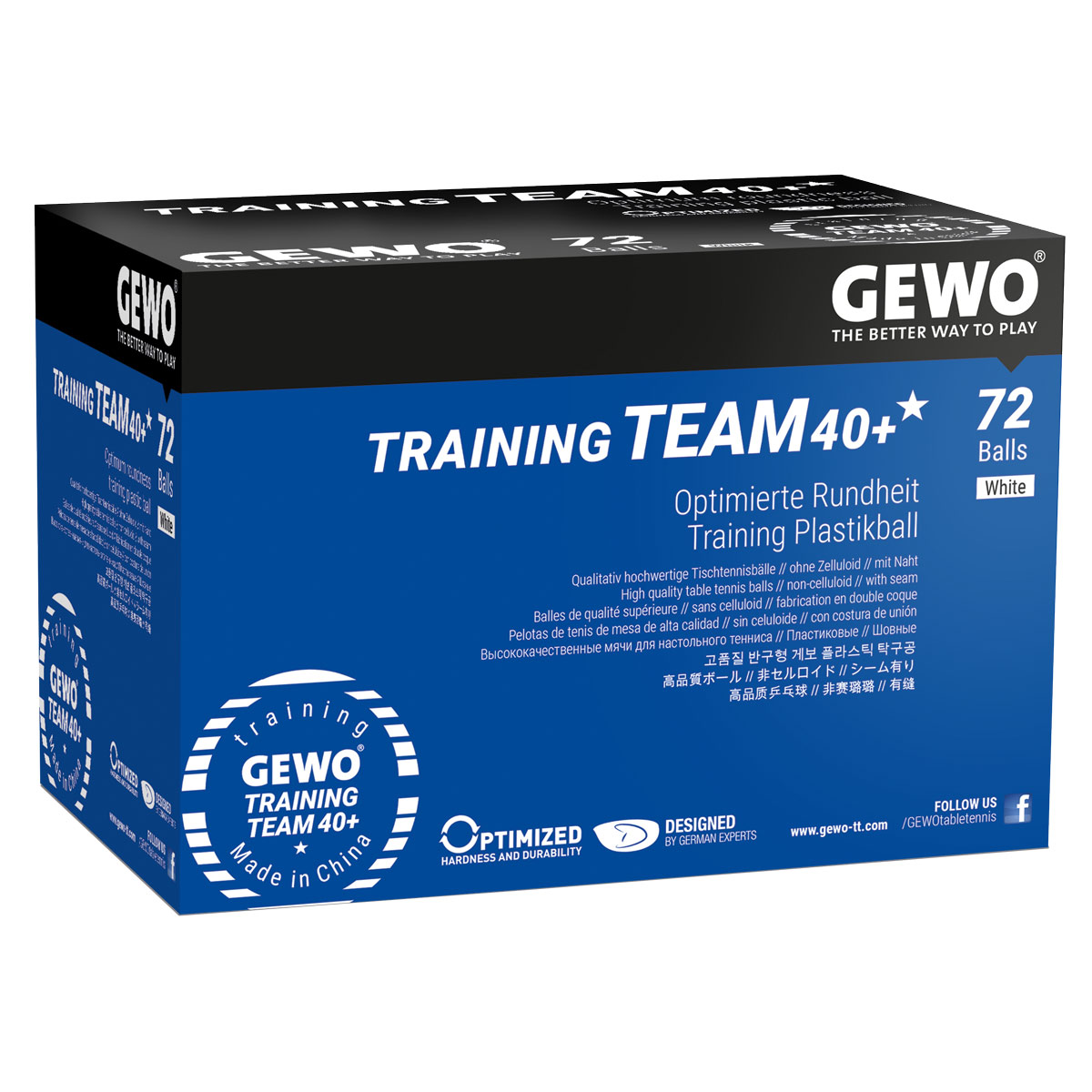 GEWO Ball Training Team 40+ * 72er weiß