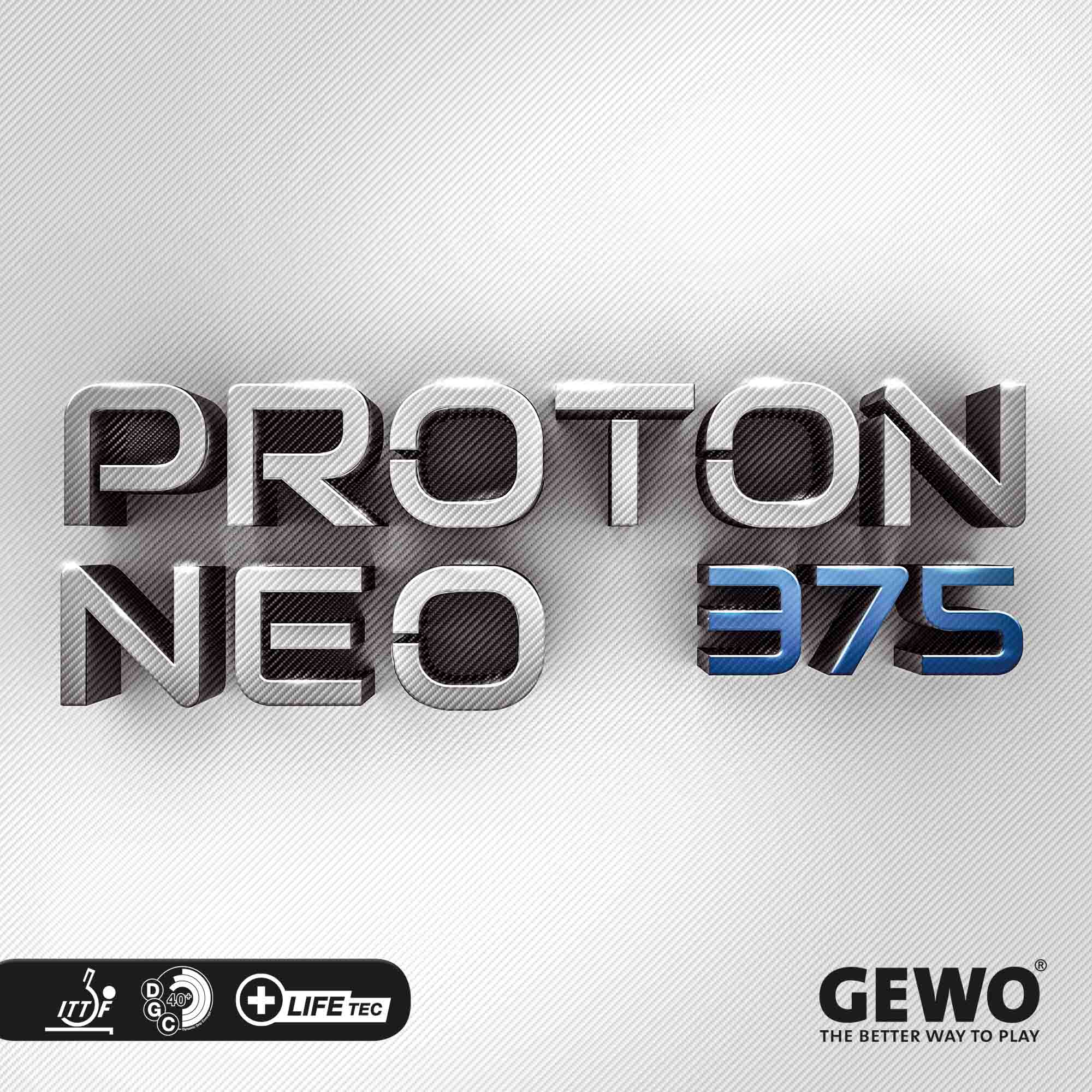 GEWO Belag Proton Neo 375 rot 2,2 mm
