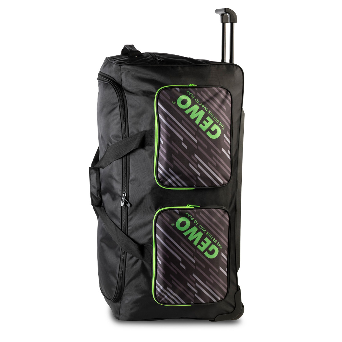GEWO Trolley Stripes XL schwarz/lime