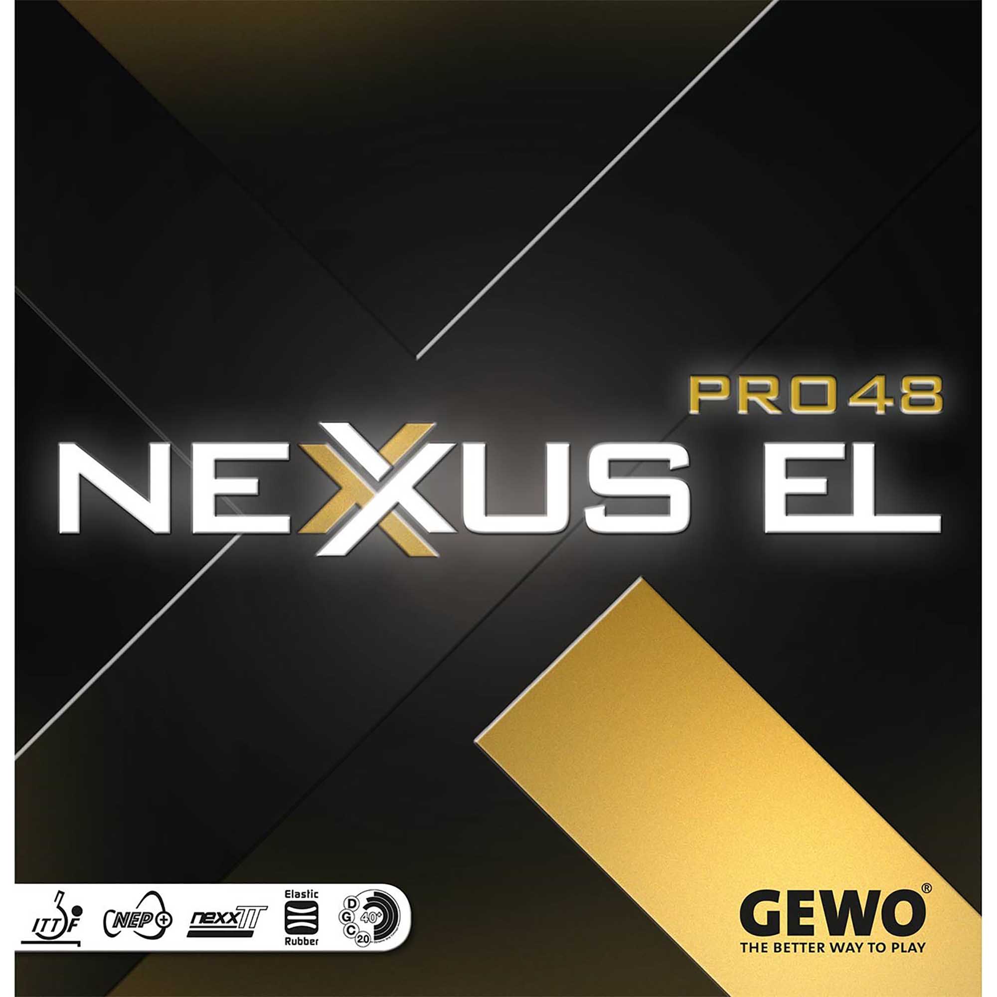 GEWO Belag Nexxus EL Pro 48 rot maXXimum